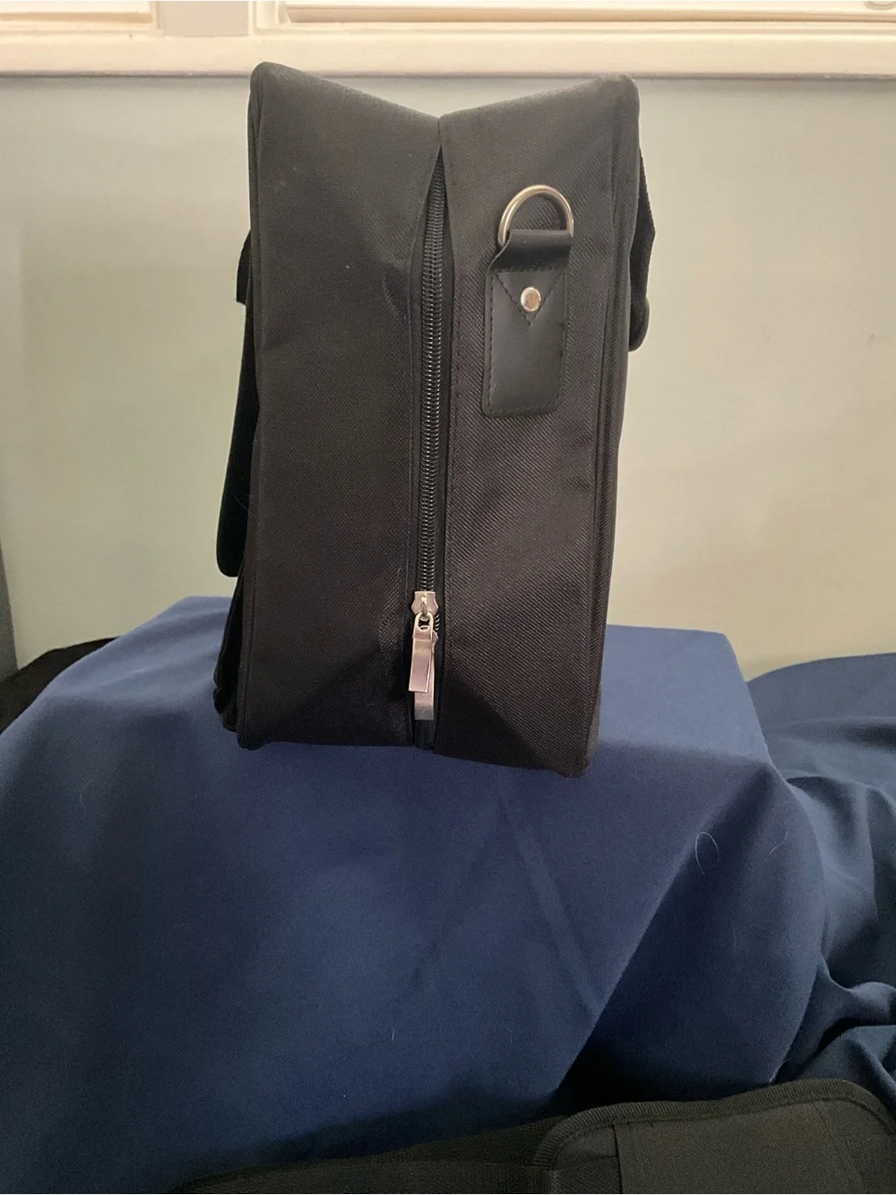 Black Men's Messenger/computer Shoulder Bag - Durable Everyday Carry